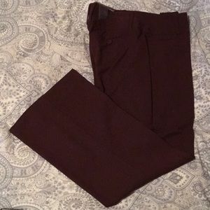 Burgundy Dress Pants - Size 8 petite